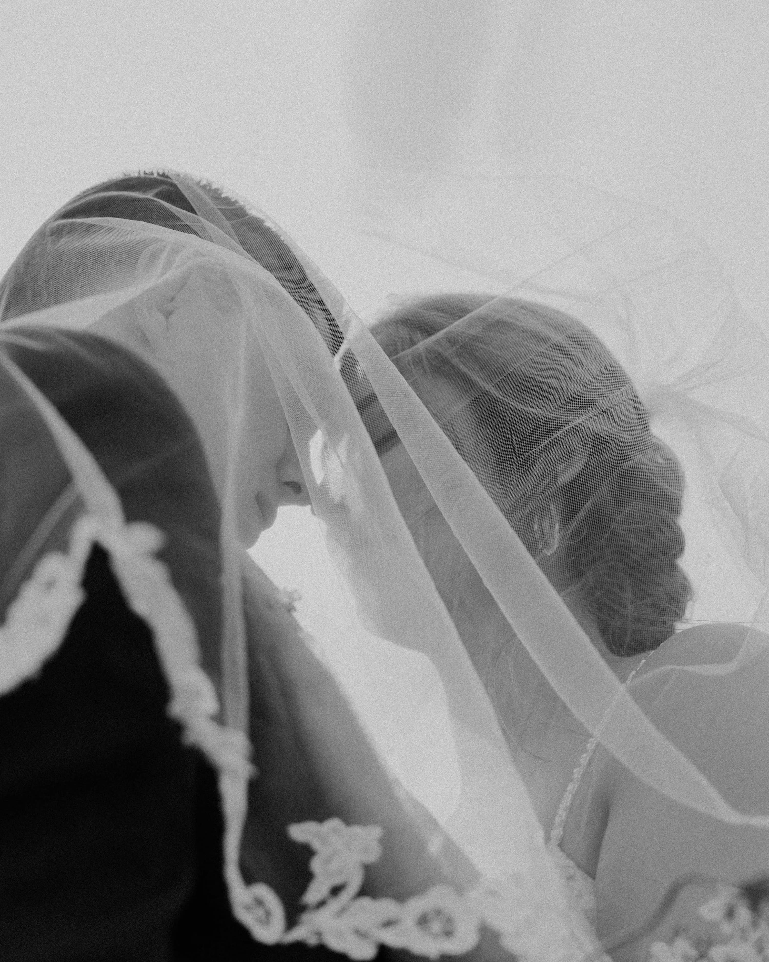 Couple under the veil